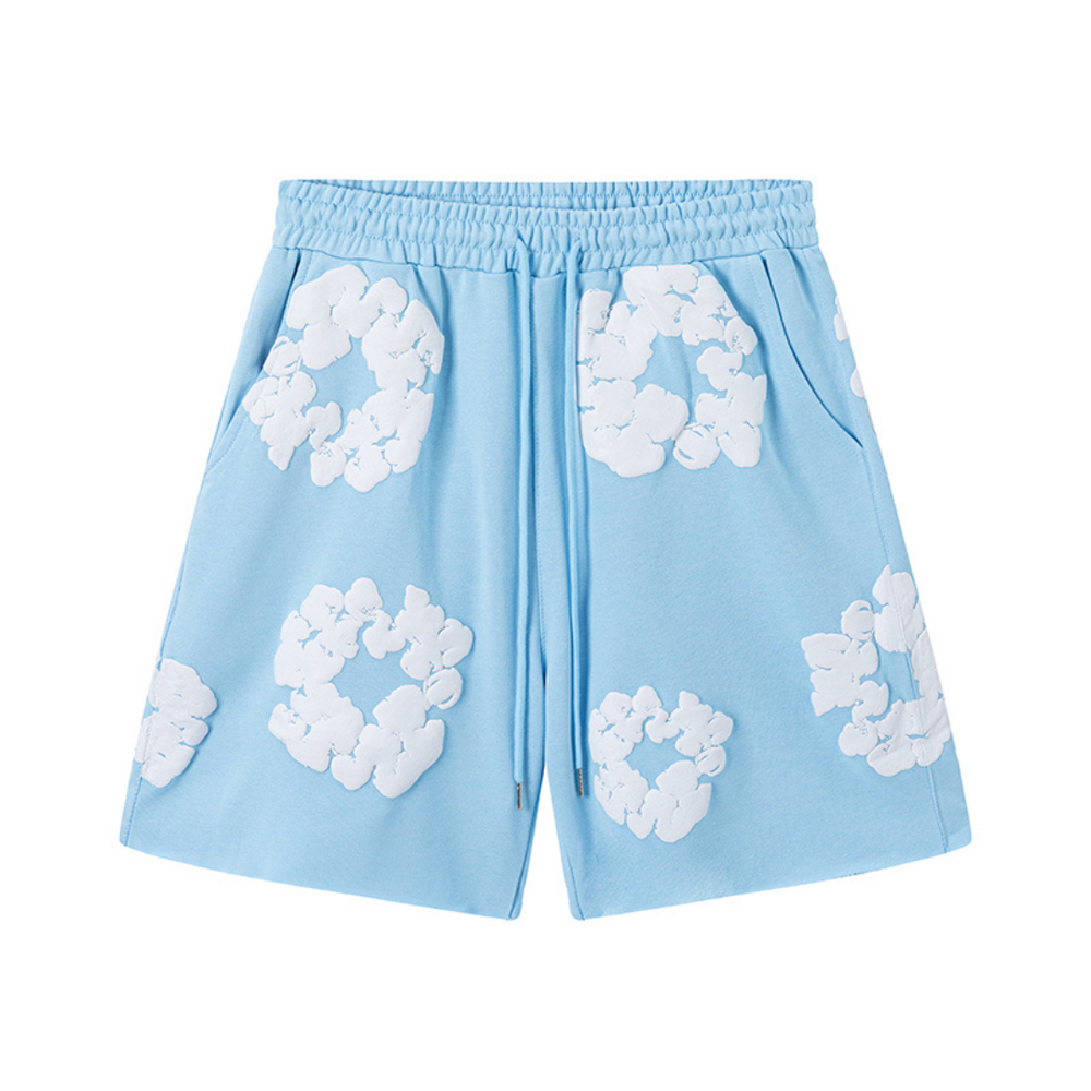 DENIM TEARS SKY BLUE SHORTS