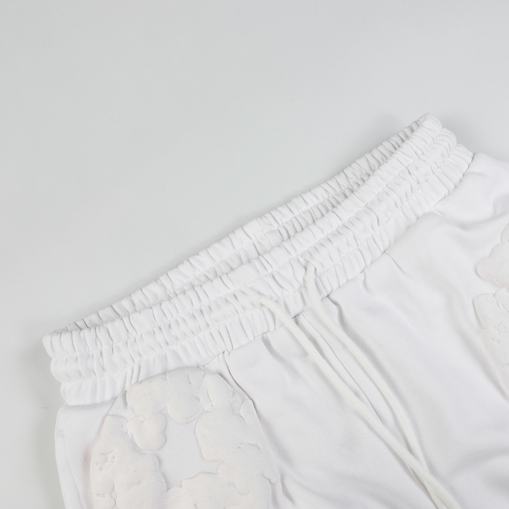 DENIM TEARS TRIPLE WHITE SHORT SET