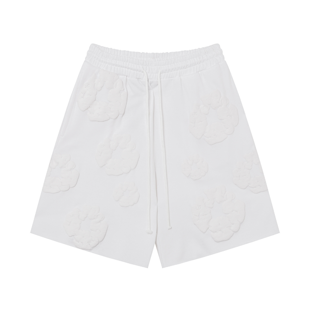 DENIM TEARS TRIPLE WHITE SHORT SET