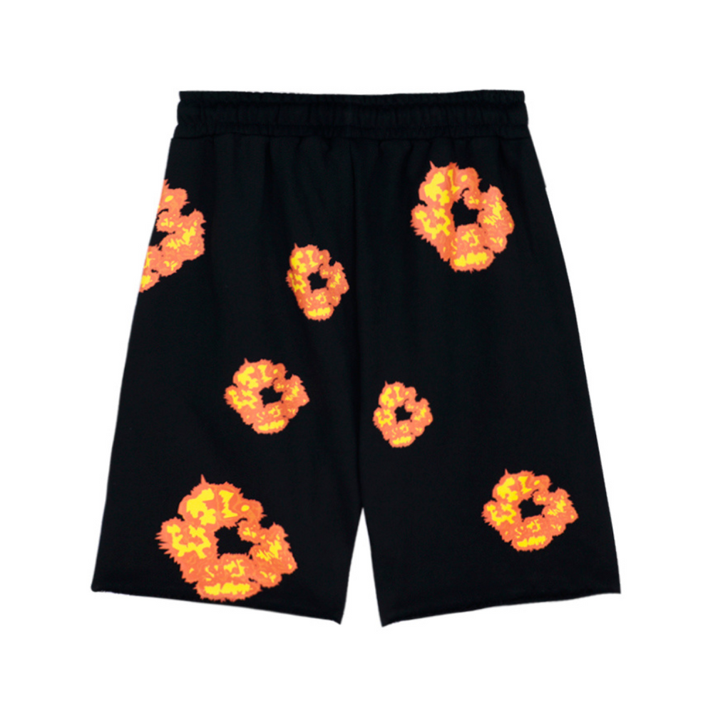 DENIM TEARS BLACK SHORTS