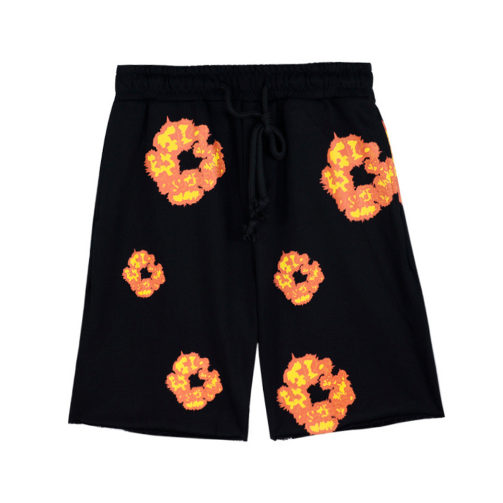 DENIM TEARS BLACK SHORTS