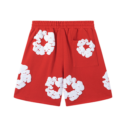 DENIM TEARS RED SHORTS