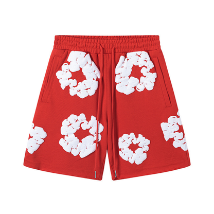 DENIM TEARS RED SHORTS