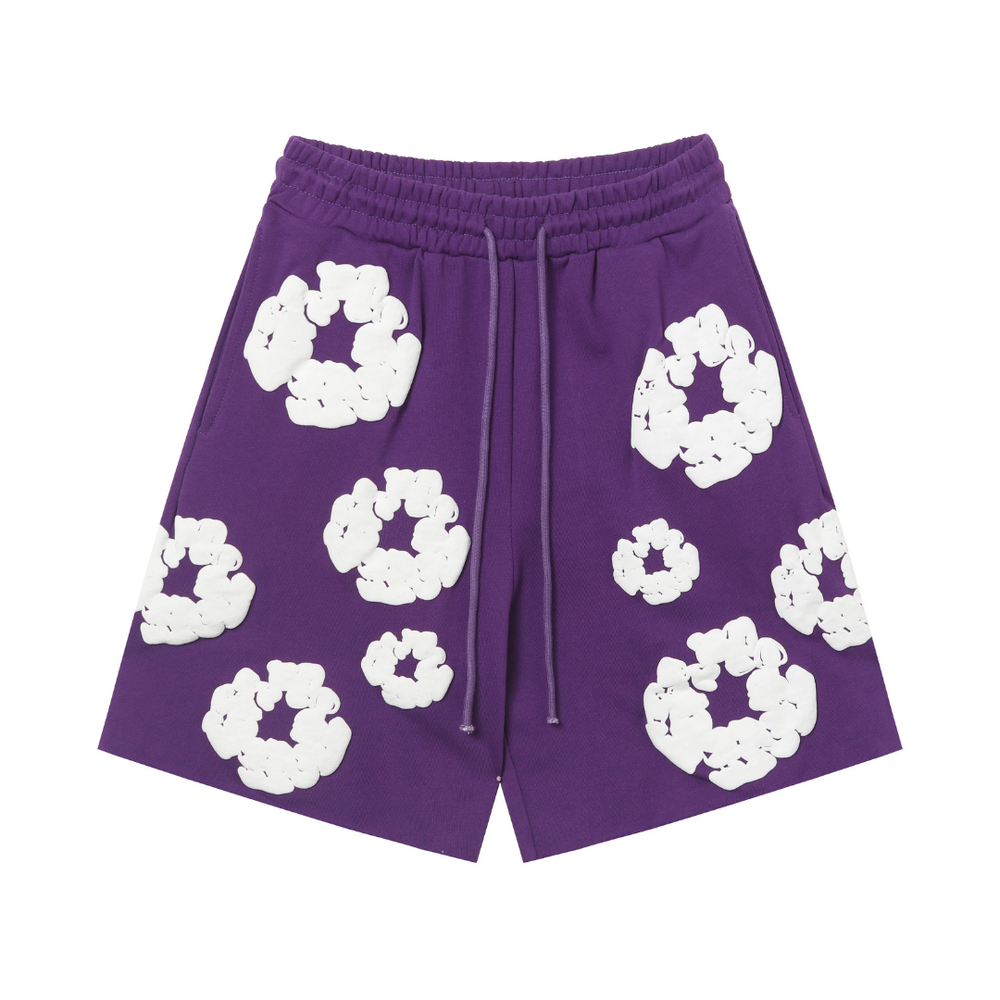 DENIM TEARS PURPLE SHORT SET