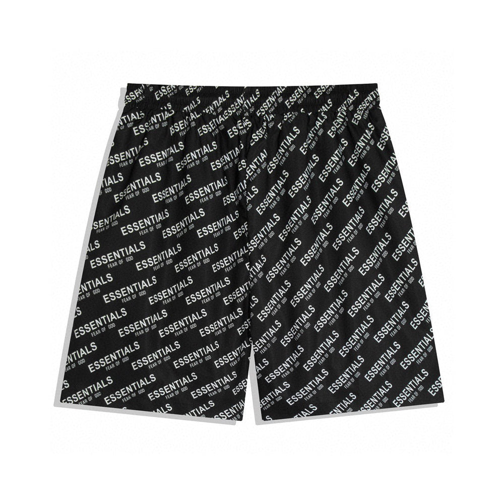 ESSENTIALS BLACK SHORTS