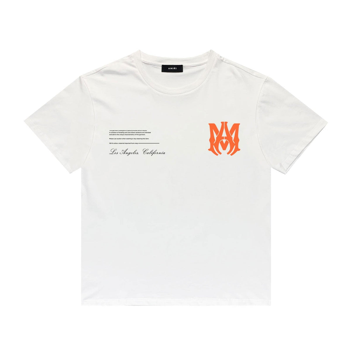 AMR MILITARY BLACK SPECS STENCIL T-SHIRT