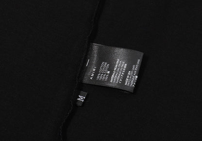 AMR MILITARY BLACK SPECS STENCIL T-SHIRT