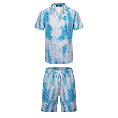 AMR MONOGRAM SHORT SET