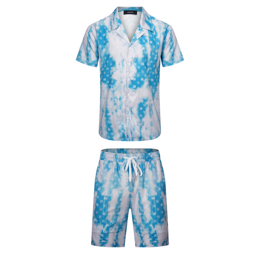 AMR MONOGRAM SHORT SET