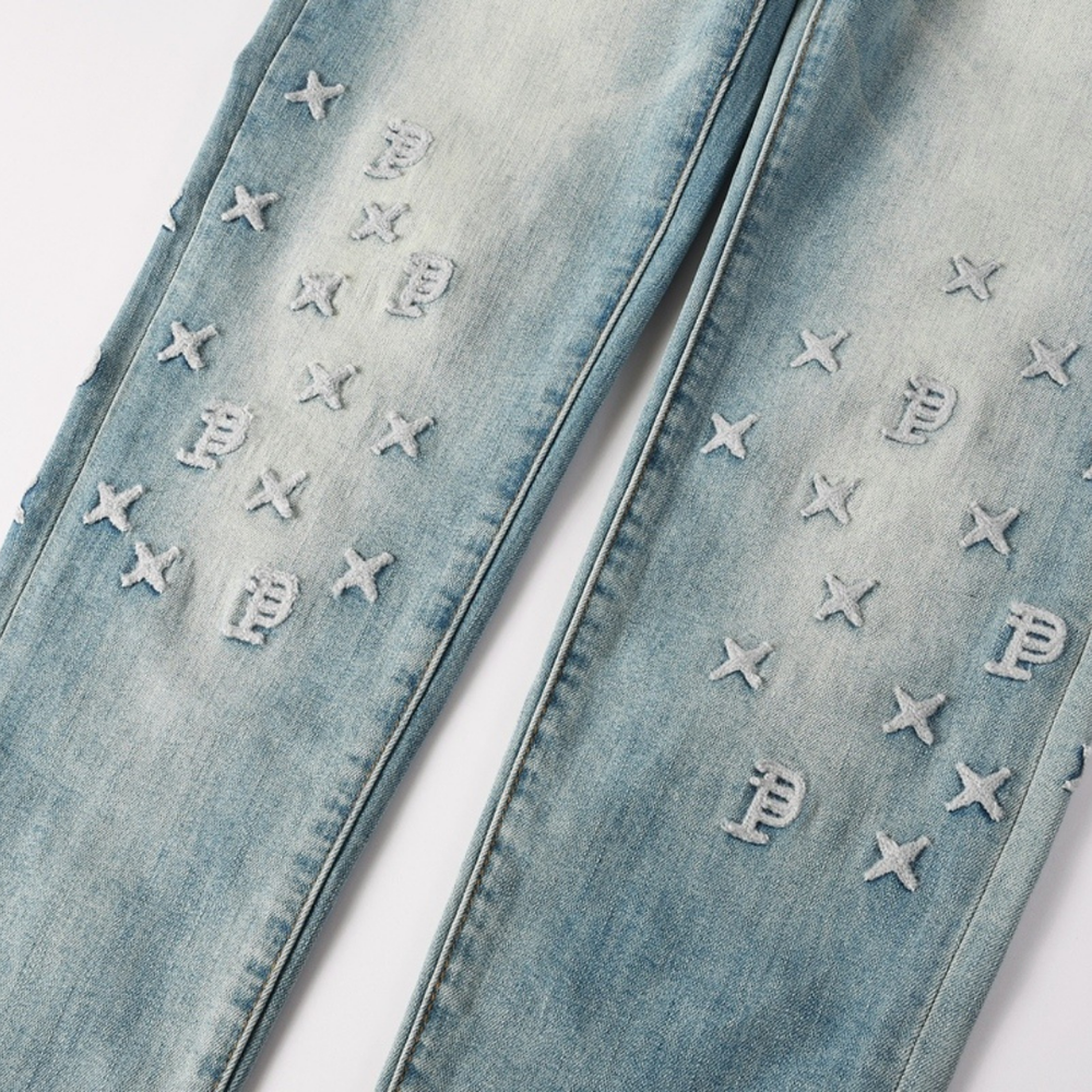 PURPLE GRADIENT BLUE JEANS