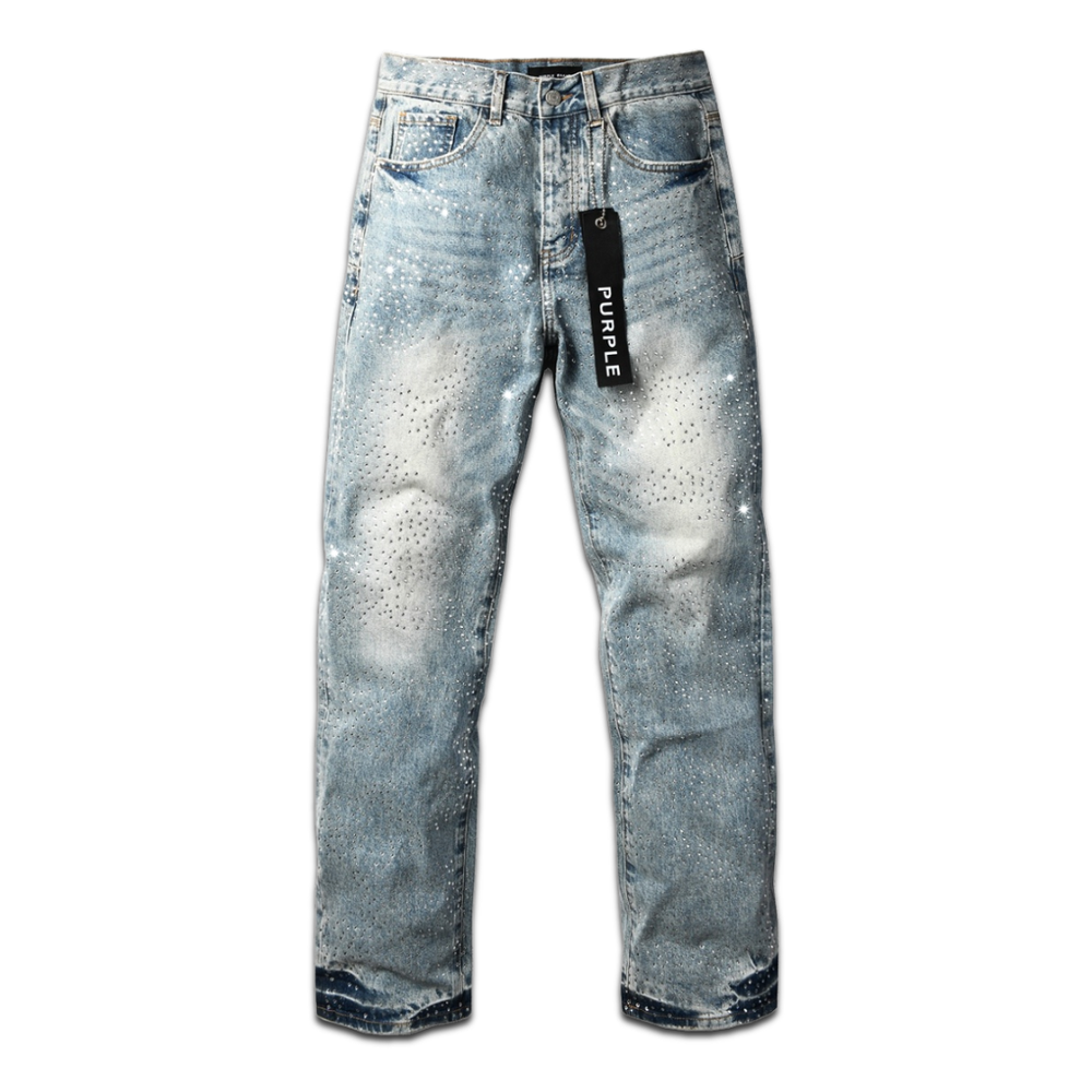 PURPLE BAGGY BLUE JEANS