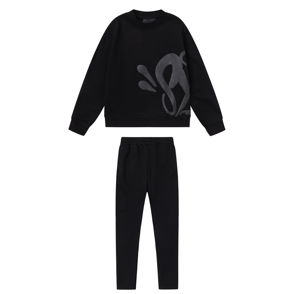SYNA WORLD MONOGRAM BLACK TRACKSUIT
