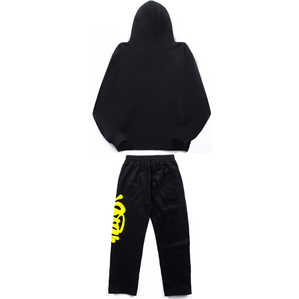 SYNA WORLD MONOGRAM BLACK TRACKSUIT