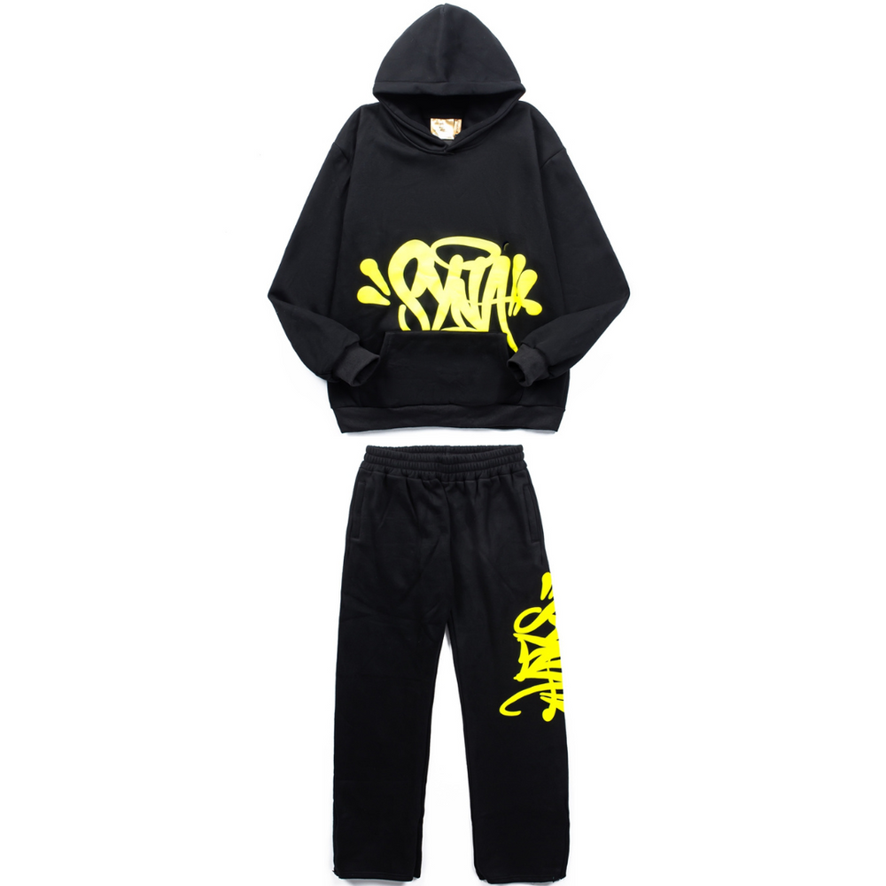 SYNA WORLD MONOGRAM BLACK TRACKSUIT