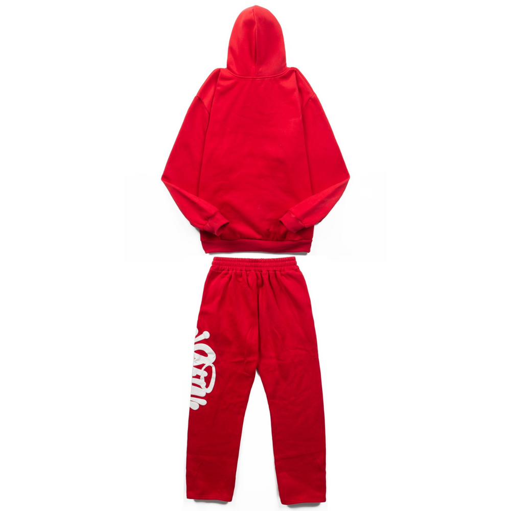 SYNA WORLD MONOGRAM RED TRACKSUIT