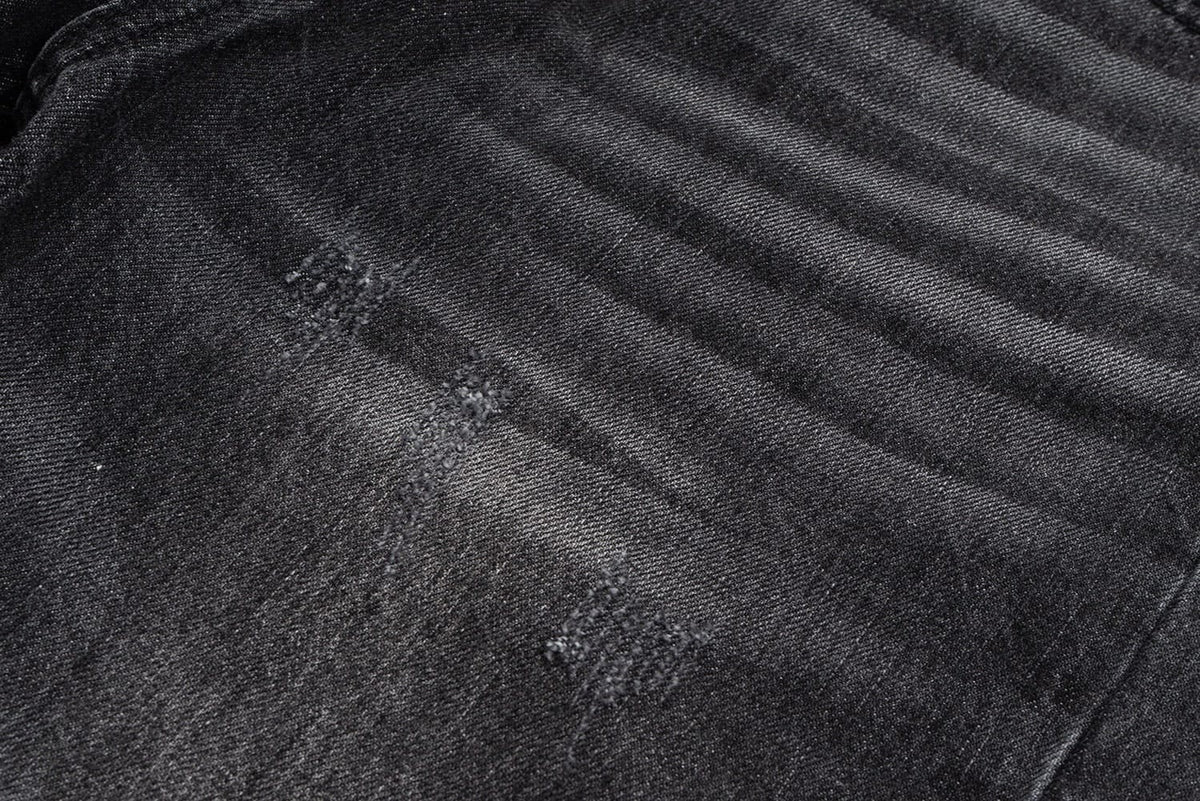 Washed Black Flare Jeans