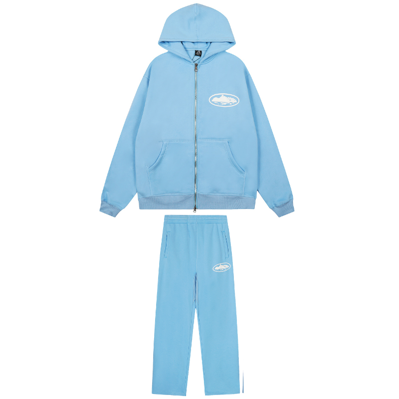 Conjunto Chándal Corteiz – Azul Pastel