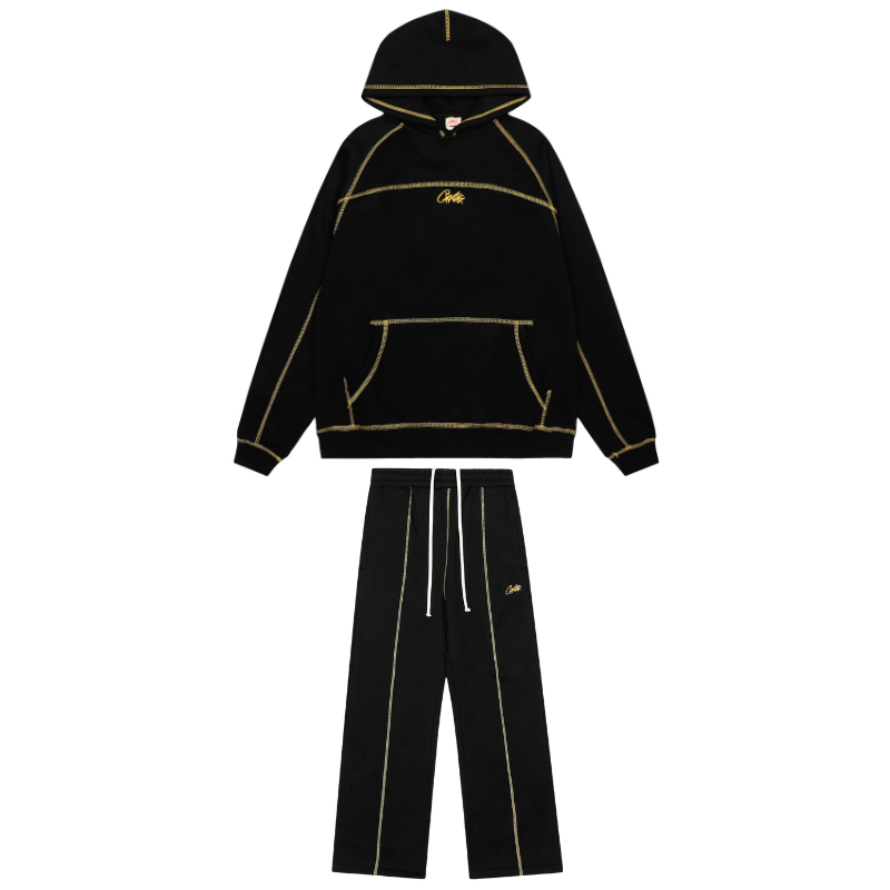 Conjunto Chándal Corteiz – Negro