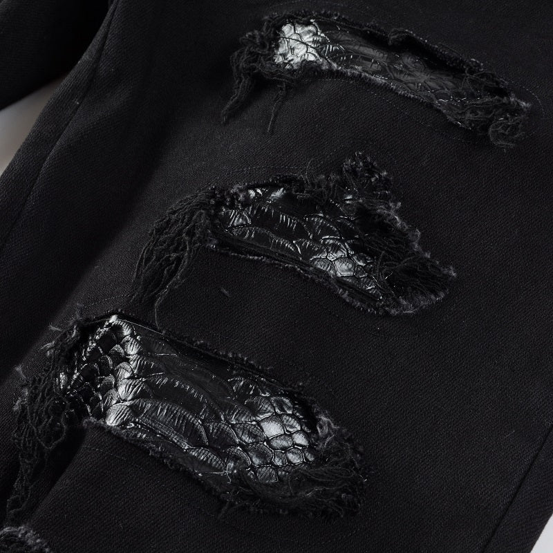 BLACK SNAKE JEANS