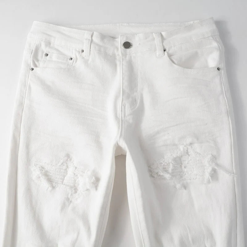 WHITE MILK JEANS
