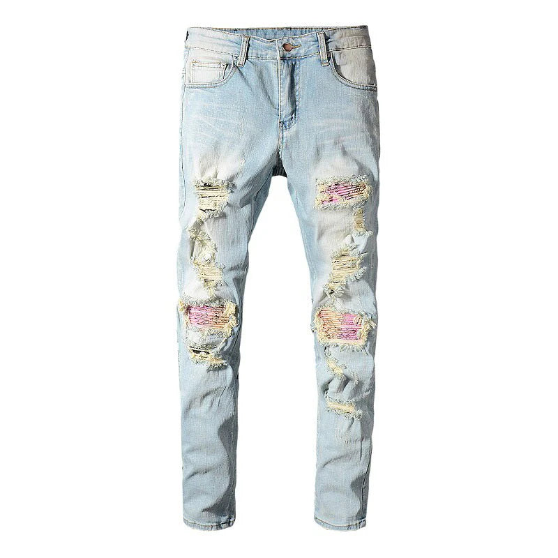 ROSE FLOWER JEANS