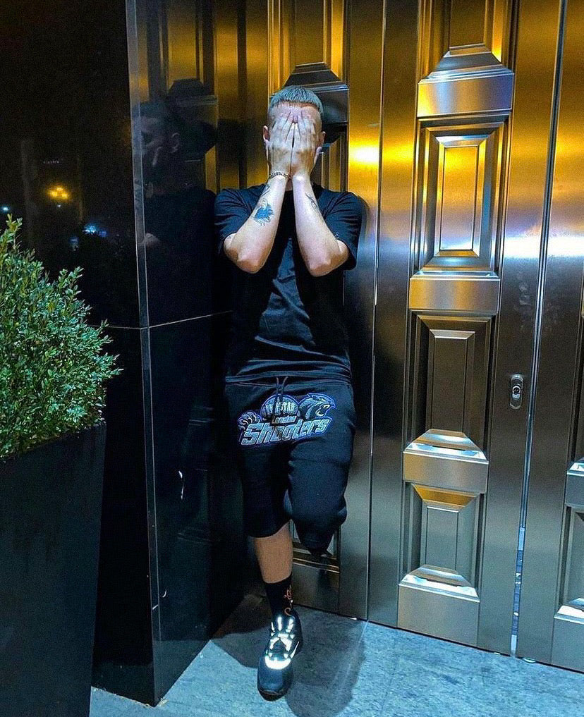 LONDON SHOOTERS BLACK SHORT SET